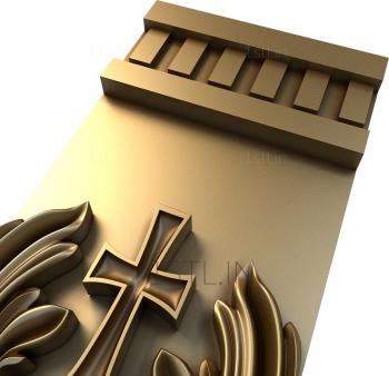Church panel (PC_0134) 3D model for CNC machine